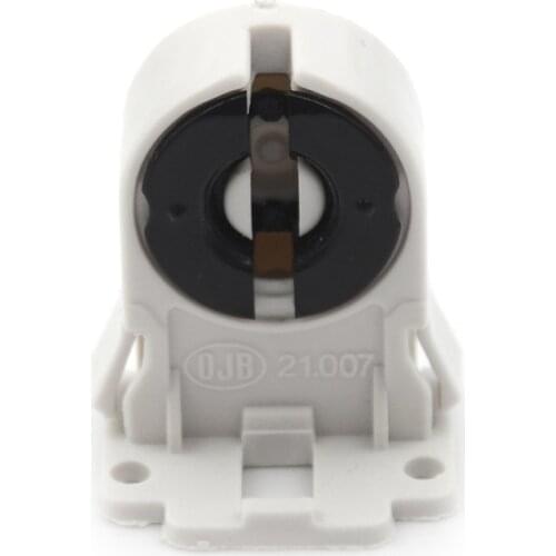 1pc Plastic Holder Light Base Suitable forT8 G13 LED bracket lamp T8 Fluorescent Light Socket Lamp Base AC100-250V