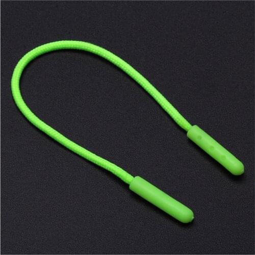 1000pcs Zipper Puller Two Pole End Fit Rope Tag Fixer Zip Cord Tab Replacement Clip Broken Buckle for Sewing Clothes Travel Bags