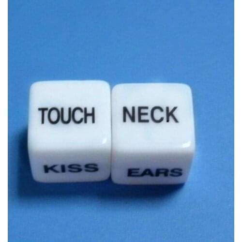 2 PCS/Pair 16MM Sex Dice Gambling Erotic Dice Toy Couple Novelty Love Funny Present