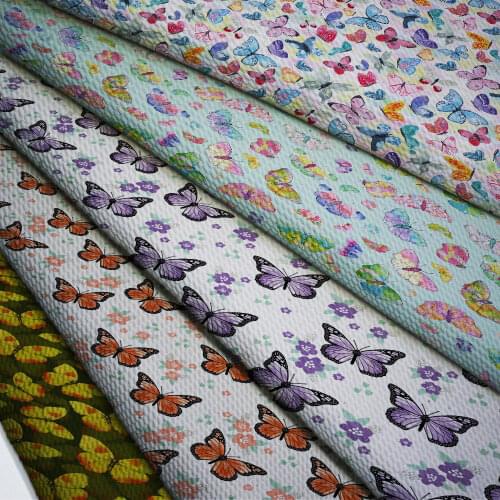 50*140cm Bullet Textured Liverpool Fabric Flower Printed DIY Tissue Kids Home Textile for Sewing Quilt Decoration Home