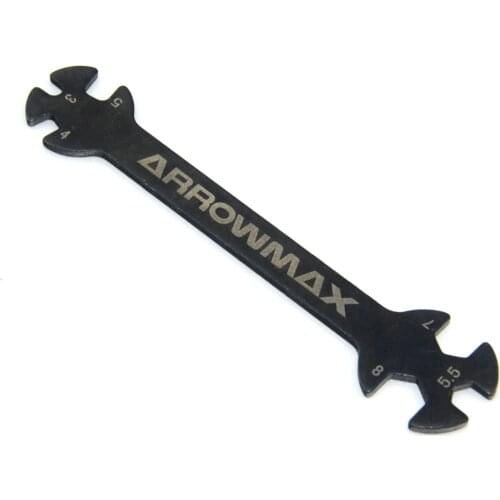AM RC Tools ARROWMAX Special Tool Wrench 3 / 4 / 5 / 5.5 / 7 / 8MM for Turnbuckles & Nuts 181090 Repair Hobby Model Car