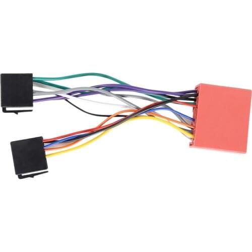 Car Stereo Radio Player ISO Standard Wiring Harness Connector 13Pin Plug Cable for Mazda 2 2003-2006 DY Ford Escape 2006-2012