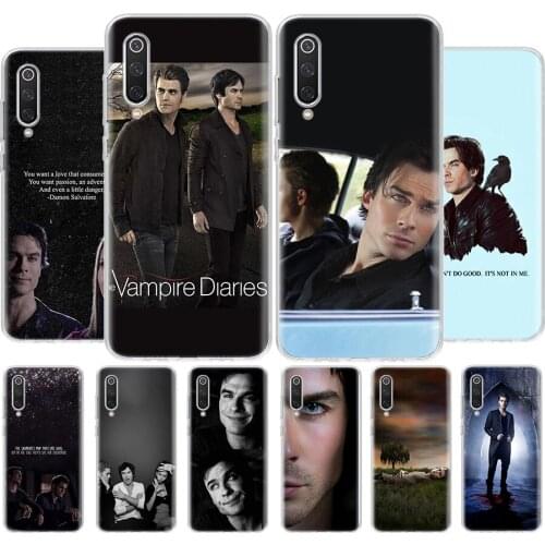 The Vampire Diaries Stefan Damon Salvatore Phone Case For Xiaomi MI 8 9 10 5X 6X A1 A2 A3 CC9E 9T NOTE10 Pro Lite Cover Coque so