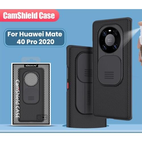 For Huawei Mate 40 Pro Case NILLKIN Nylon & CamShield Cover Slide Camera Protect Privacy Clean Back For Huawei Mate 40 Pro 11.18