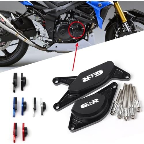 For Suzuki GSR750 GSR600 GSR400 GSR 400 600 750 CNC POM Frame Slider Crash Pad Engine Stator Case Saver Cover