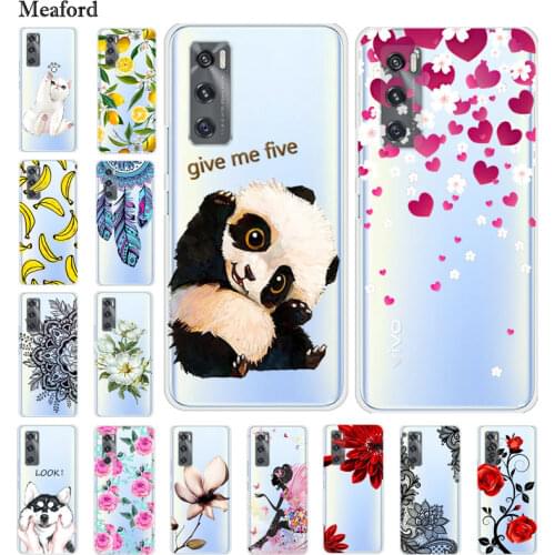 For Vivo Y70 Case 6.44" Transparent Soft TPU Silicone Phone Back Cover For Vivo Y70 2020 Case VivoY70 Clear Bumper Y 70