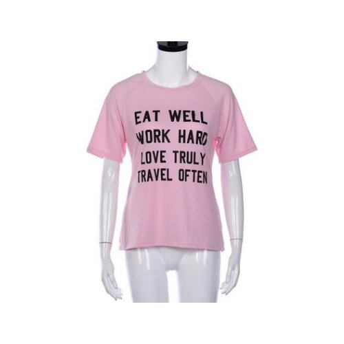 EAT WELL WORK HARD LOVE TRULY TRAVEL OFTEN T-Shirt Girl Like Pink Tee Outfits Unisex Hipster Cotton Top Tumblr Crewneck tshirts