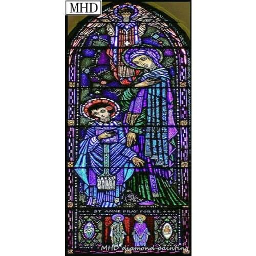 New arrival round full 5d diy diamond painting religious mosaic Cross stitch 3D diamond embroidery home decoration
