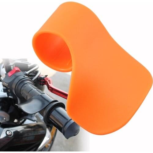Motorcycle Orange Throttle Assist Wrist Rest Cruise Control Grip Clip For Harley Dyna Bobber Softail XL Honda CBR Scooter Cafe