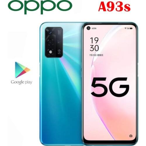 Original New Official OPPO A93s 5G Cell Phone Dimensity 700 6.5inch 90Hz LCD 5000mAh 18W Charge 48MP Rear Camera Android 11