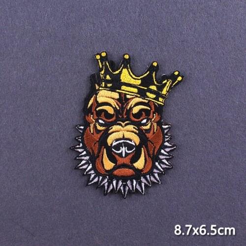 Punk Rock Embroidery Patch Heath Ledger Iron On Patches For Clothing Jacket Jeans Stripes For Clothes DIY Plague Doctor Patch