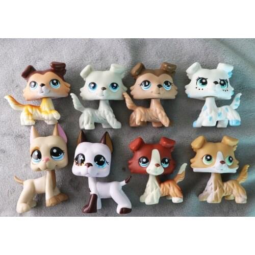 Pets Shop More Style Clear Peg Magnet Foot with Accessories Lot New White Collie Gift Rare Gift Rare Animal Toys