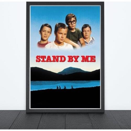 Stand by Me (1986) Poster American coming-of-age film Wall Decor Wil Wheaton River Phoenix Art Gift