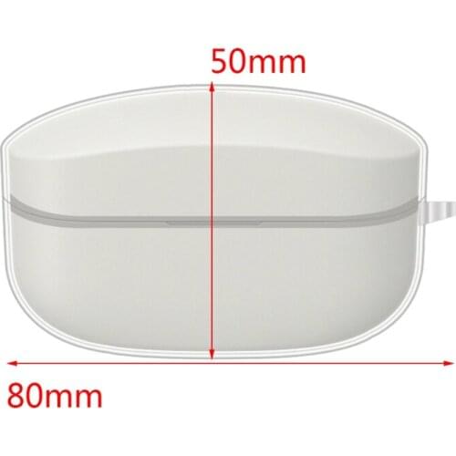 YYDS Transparent TPU Case Cover Compatible with -S-o-ny WF-1000XM4 Earbuds Charging Case with Keychain Protective Dustproof