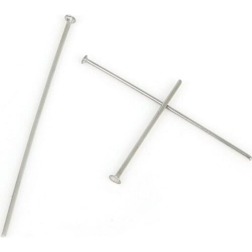0x7x20/0.6x30/0.7x40mm Stainless Steel Flat Head Pins Needles For Jewelry Making Earring Bracelet Necklace DIY Jewelry Findings
