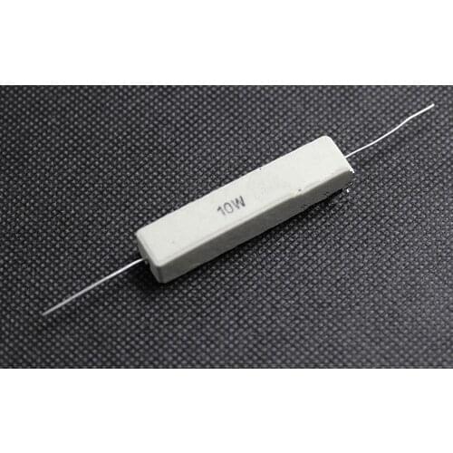 10pcs 10W Cement resistance resistors 1 2 5 8 10 15 20 25 100 ohm 1R 2R 5R 8R 10R 15R 20R 25R 100R 1k 2k 10k