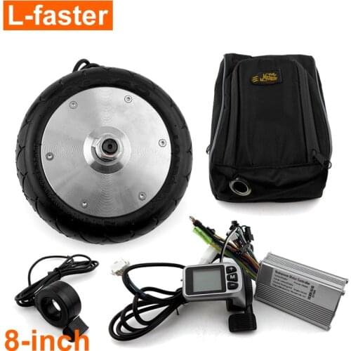 150W DIY Electric Children Scooter Gearless Hub Motor Kit Wuxing LCD Panel Thumb Throttle Homemade Electric Kid Cart 6Km/h Only
