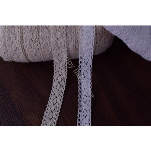 30yards Antique Style Crochet Cotton Cluny Crochet Cotton Lace Trim Edging Wedding Sewing wholesale