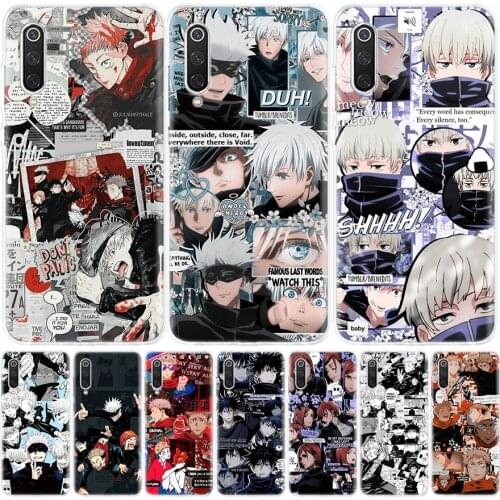 Jujutsu Kaisen Anime Manga Cover Phone Case For Xiaomi Mi Note 10 11 9 8 10T 9T CC9 5X 6X Pocophone F1 X3 F2 Pro Lite A1 A2 A3 C