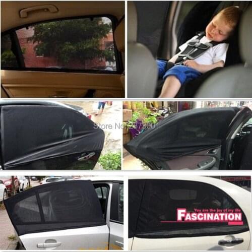 2Pcs/Set Car UV Protection Curtain Sunshade Accessories for suzuki sx4 kia cerato ix25 volvo v70 suzuki jimny ford kuga astra j