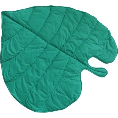 Baby Children Leaf Shape Cotton Play Carpet Crawling Blankets Sleep Mat Floor Rug Sleeping Pad Sitting Rug Crawling Carpet