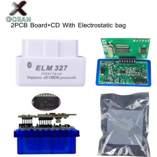 New Super Mini ELM 327 Bluetooth V1.5 With Original PIC18F25K80 Chip Diagnostic Tool ELM327 V2.1 OBD2 OBDII Adapter Diagnostics