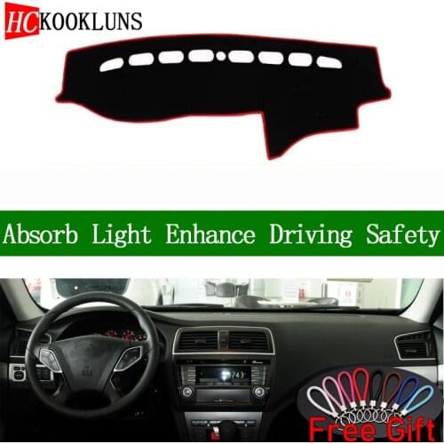 For GAC Trumpchi GA5 GA5 PHEV 2011-2016 Dashboard Cover Sun Shade Dash Mat Pad Carpet Car Stickers Interior Accessories