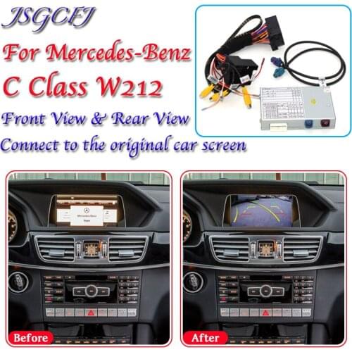 For Mercedes-Benz E-Class W212 C207 A207 2012~2021 Rear View Camera Module Decoder Parking Original Screen Upgrading CAM Adapter