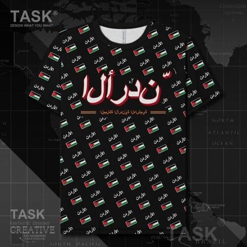 Jordan Jordanian JOR Arabic Arab Quick Dry t shirt t-shirt sporting new Short Sleeve casual mens Running tops clothes summer