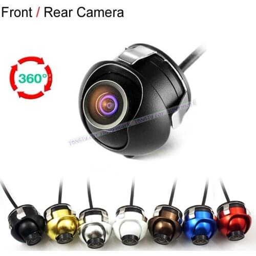 7Colors Optional 360 Degree Rotation Night Vision Car Front/Side/Rear View Reverse Camera Backup Parking Camera Waterproof