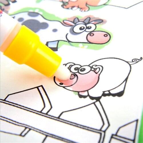 Coloring Book Kids Animals Painting Magic Water Drawing Book New Water Coloring Book Water Drawing Book Doodle