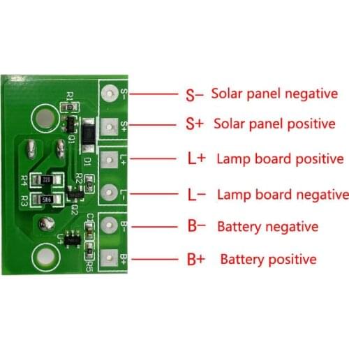Solar lamp controller 3.7V1A Solar Lantern Controller Solar Lawn Lamp Control Board Photo-Induction Solar Lamp Circuit Board