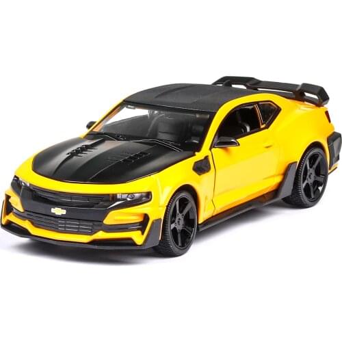 Diecast 1:24 for Chevrolet Camaro Toy Car Alloy Sports Car Model Kids Toy Boys Cars Machine Toy