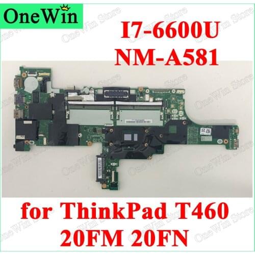 For ThinkPad T460 20FM 20FN NOK I7-6600U UMA Laptop Motherboards 01AW345 01AW349 01AW348 01AW344 01AW347 01AW350 01AW346 01AW351