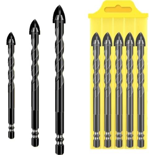 5/6/8/10/12mm multi-function alloy drill cross drill bit suitable for ceramic tile/concrete/metal/stainless wood