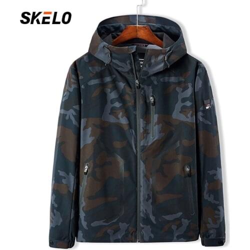 2020 Softshell Hiking Jacket Waterproof Men Polar Fleece Hooded Coat Outdoor Sport Warm Camping Trekking Mountain Jacket