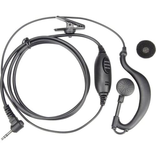1 Pin 2.5mm Earhook Earphone PTT Mic Headset for Motorola Talkabout TLKR T5 T7 T8 T80 MR350R T6200C T6200 SX500 FV200 Radio