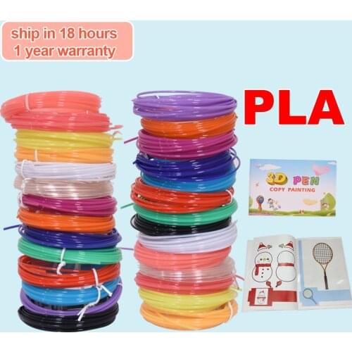 PLA Filament for 3D Pen Filament 10/20 Rolls 5M 10M Diameter 1.75mm 200M Plastic Filament for 3D Pen 3D Printer Pen Replacement