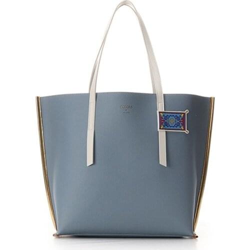 Disneys New Aladdin Large-capacity Women Shoulder Bag Luxury Handbags Women Bags Designer Leather Handbags For Girl Tote Bag