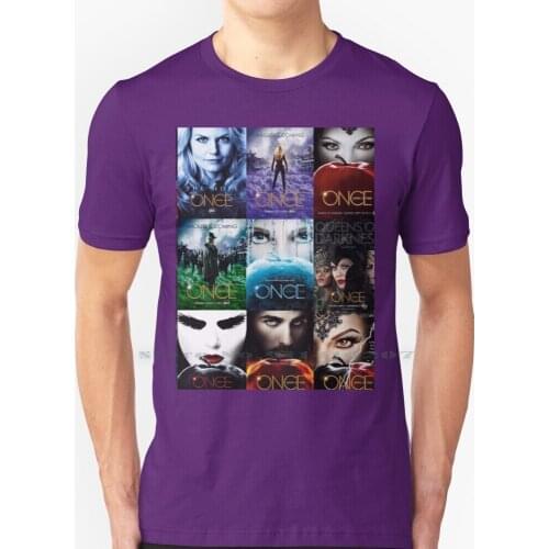 Once Upon A Time ... T Shirt 100% Pure Cotton Lanaparrilla Evilregals Evilqueen Onceuponatime Reginamills Jennifer Morrison