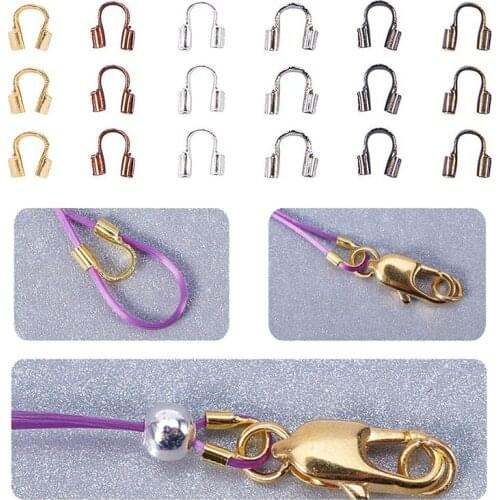 Wire Protectors Wire Guard Guardian Protectors Loops U Shape Accessories Clasps Connector for Jewelry Making Findings 500pcs/lot