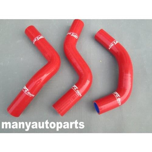 FOR SUZUKI SWIFT 1.3 G13GTI 89-00 SILICONE RADIATOR HOSE 90 91 92 93 94 95 96 97 98 99 00 RED