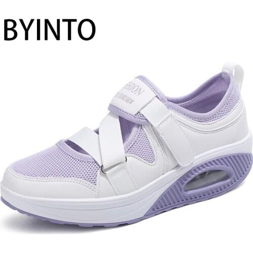 Round Toe Sweat Free Ultralight Tennis Shoes Women Shallow Platform Sneakers Ladies Breathable Black Sports Shoes Tenis Feminino