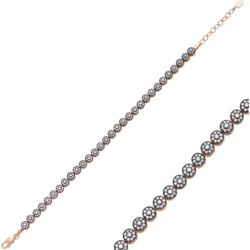 Tevuli 925 Sterling Silver Cubic Zirconia Water Ways Women 'S Bracelet