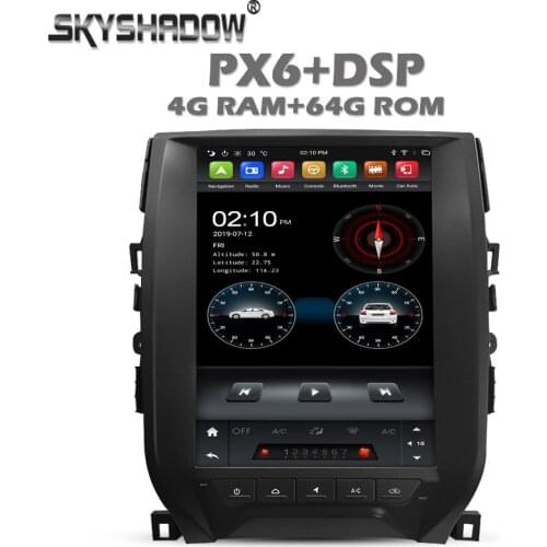 Vertical Tesla DSP IPS Car DVD Player PX6 Android 10.0 Wifi Bluetooth 5.0 RDS Radio GPS For Toyota REIZ 2010 - 2013