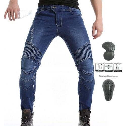 Waterproof Motorcycle Pants Men Moto Jeans Protective Gear Riding Touring Motorbike Trousers Motocross Pants