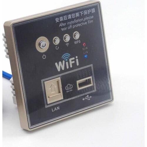 Embedded 86 type poe wifi router with Switch power supply