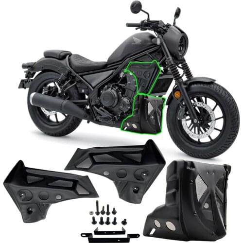 Motorcycle Under Fairing Cover Belly Pan Protector Panel Engine Guard FOR Honda Rebel CMX 300 500 CMX300 CMX500 2017-2020 18 19