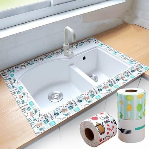 8x280cm Kitchen Sink Waterproof Sticker Anti-mold Waterproof Tape Gas Stove Bathroom Countertop Toilet Gap Self-adhesive Sticker