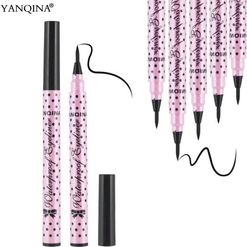 Quick-Drying Eyeliner Waterproof No Blooming Black Eyeliner Liquid Make-up Sell like Hot Cakes Explosion